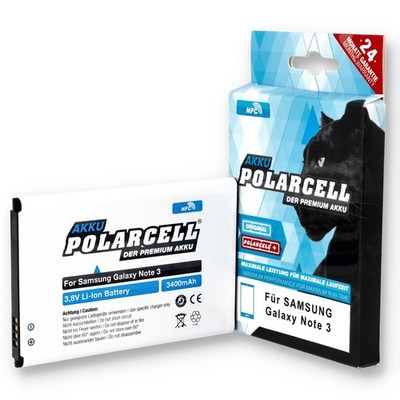 PolarCell NFC Akku für Samsung Galaxy Note 3 GT-N9000 LTE GT-N9005 EB-B800BE III