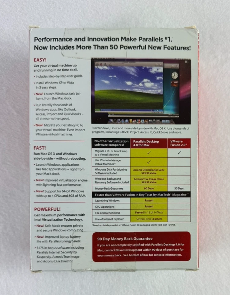 Parallels Desktop 4.0 for Mac Virtualization Software (Sealed) Big Box - Image 2 of 3
