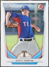 2014 Bowman Draft #DP116 Brett Martin Baseball NM