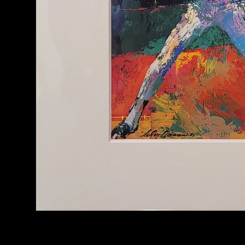Leroy Neiman "Dave Winfield" Firmado en la Impresión Personalizado Mate Impresión Coleccionable Foto 2 de 4