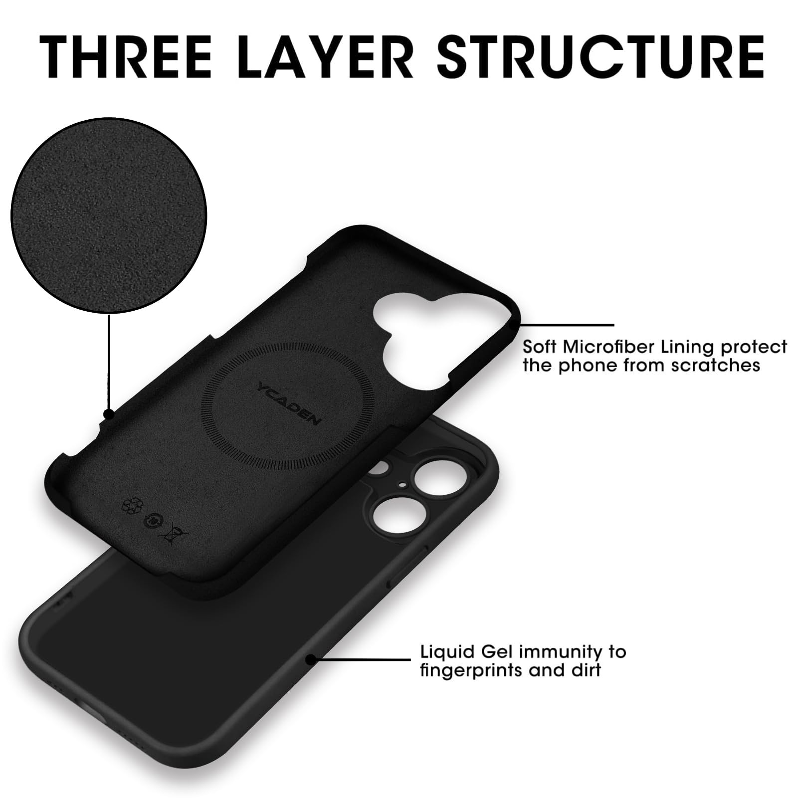 Coque iPhone 16 magnétique léopard en silicone antichoc