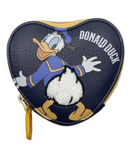 DISNEY     Samantha Thavasa       Donald Duck Heart Pouch navy
