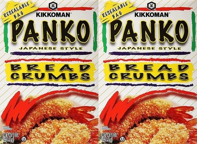 Kikkoman Panko Japanese Style Bread Crumbs, 8 Oz Pack of 2 8 Ounce (Pack 2)