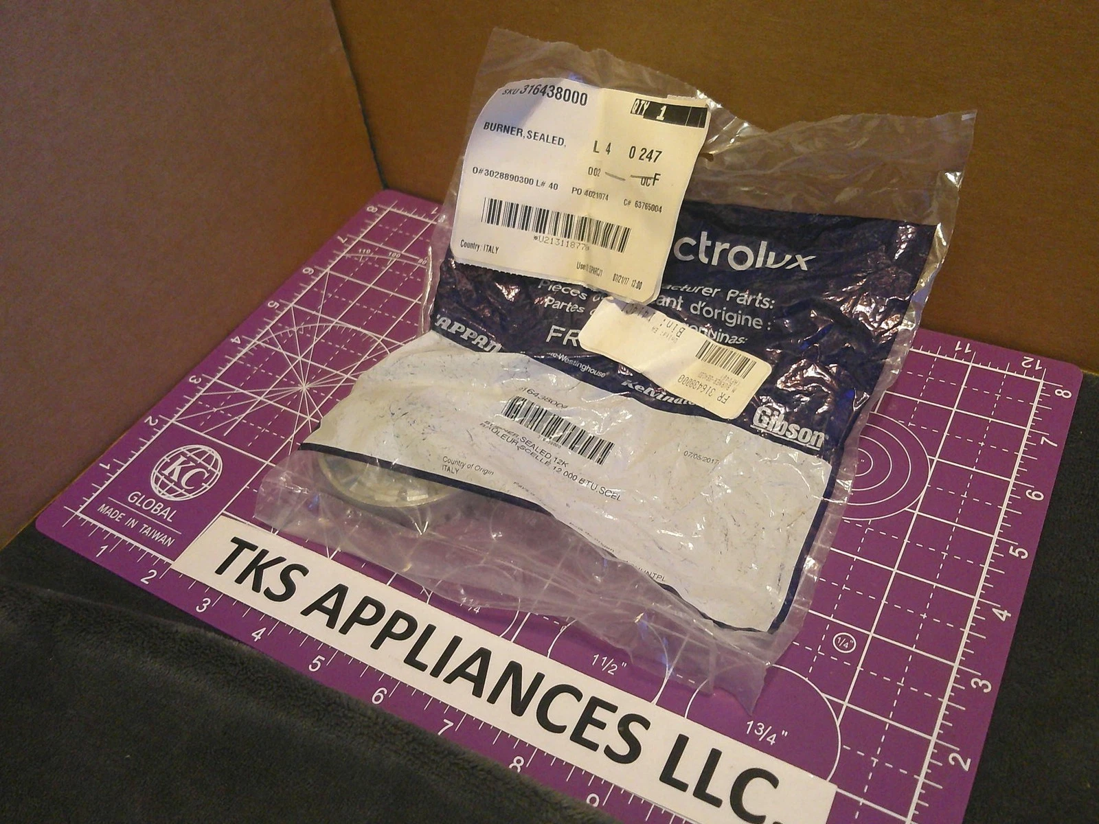 316438000 - Frigidaire Genuine OEM Electrolux Oven Range Sealed Burner Head