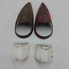 1930-40s Gm Truck Above 682-c Headlight Guide Marker Light Housing Glass Lens