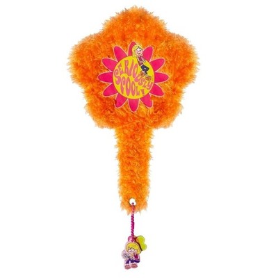 Lizzie McGuire x Profusion Fuzzy Hand Mirror Orange Flower New With Tags Y2K NWT