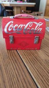6" Coca Cola Mini Metal Lunch Box