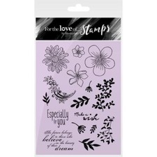 Hunkydory For The Love Of Stamps Fancy Florals S-2 - NEW