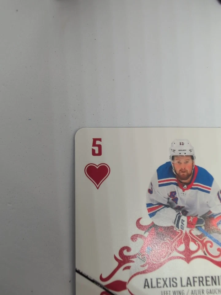 2023-24 O-Pee-Chee - Playing Cards #5H Alexis Lafreniere - Image 3 of 4