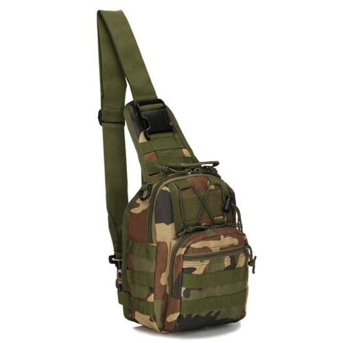 Mochila Molle táctica militar para senderismo para hombres Bolso de hombro Eslinga Paquete de pecho Viaje - Imagen 10 de 38