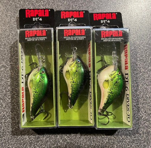 Leurre De Pêche Rapala DT-6 Peint à La Main - Crankbait Plongeant 6 Pieds - Couleur Personnalisée