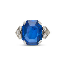 Blue Lab Created Sapphire  CZ Women's Wedding Jewelry Collection Silver Ring