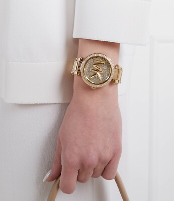 Michael Kors Watch Parker Three-Hand Gold-Tone Stainless  display picture 2