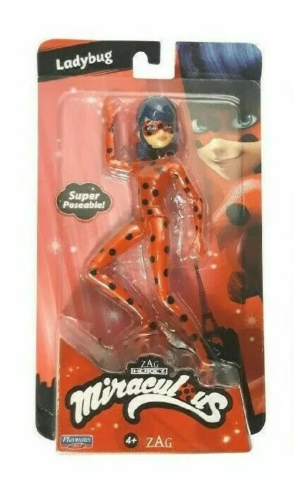 Miraculous Ladybug & Cat Noir Poseable Doll & Action Figures