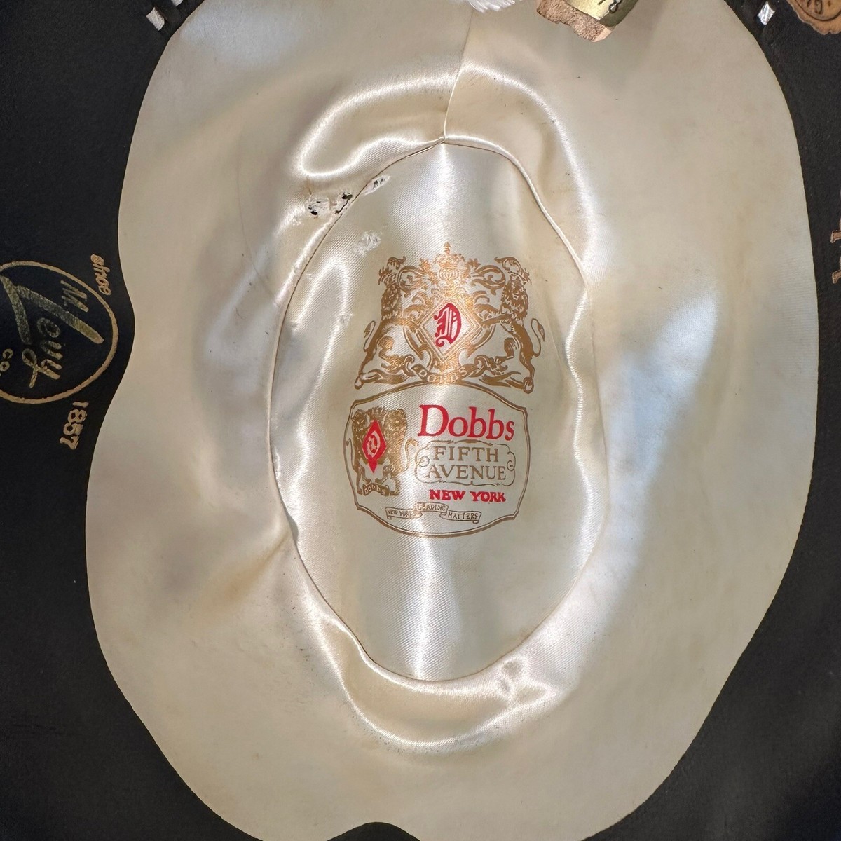 Rare Vintage Dobbs Fifth Avenue Twenty Hat Guild Edge Sz 7 1/8