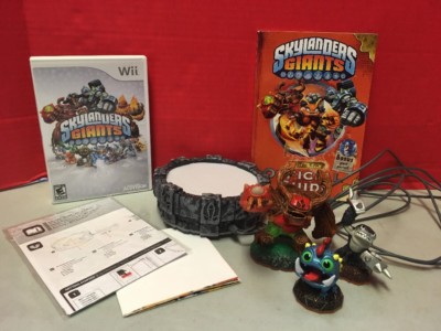 Skylanders Giants Wii Video Game Lot Wired Portal Guide Book Figures ...