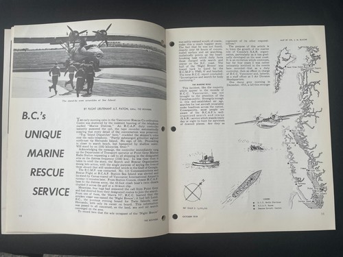 RCAF ORIGINAL OCT 1958 ROUNDEL MAGAZINE | MARITIME COM | OVERSEAS FERRY EX CON - Picture 7 of 13