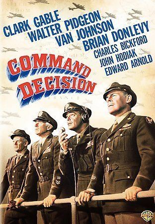 Command Decision (DVD) Like New, Free Shipping. Clark Gable/Walter Pidgeon. B&W.