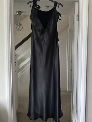black satin slip dress zara black camisole dress