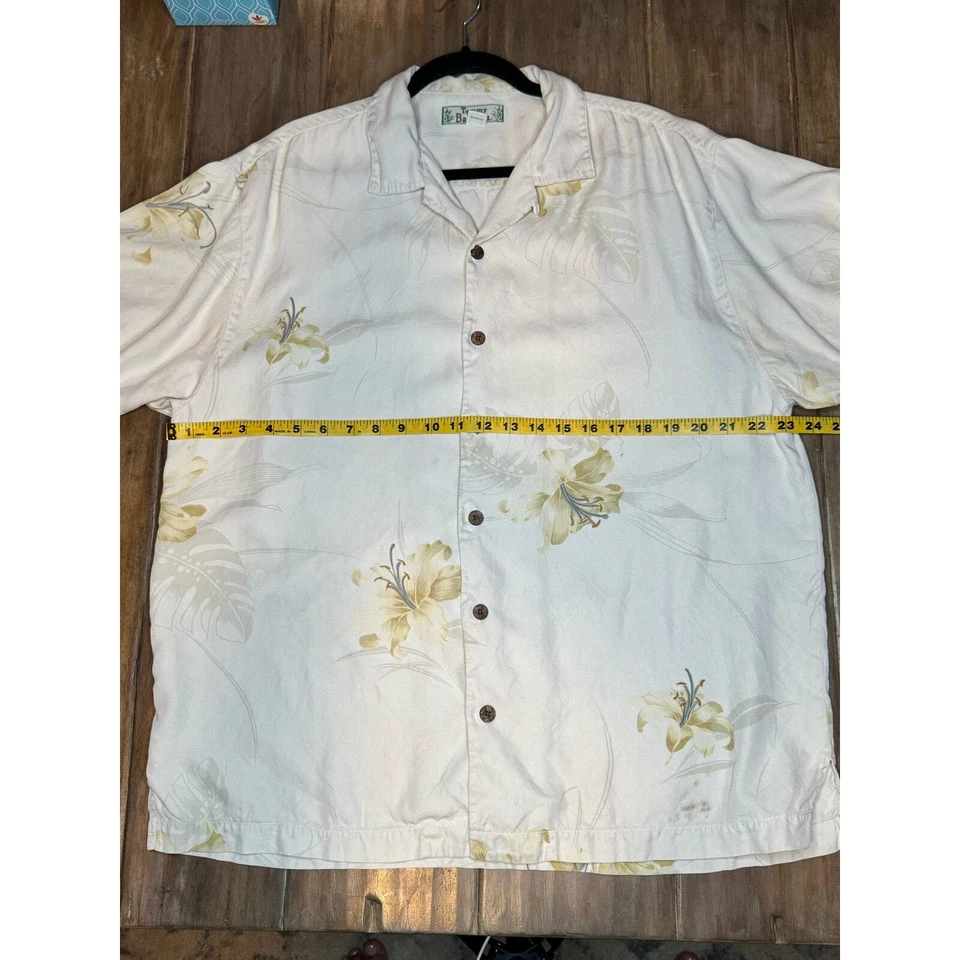 Tommy Bahama Mens Silk Hawaiin Shirt Vacation Shirts SIZE L - Image 4 of 4