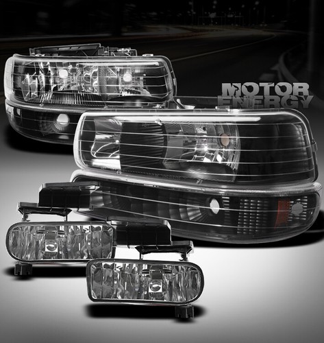 Chrome Housing Amber Reflector Lights Smoke Headlight Assembly With Turn Signal For 99-02 Chevy Silverado, 00-06 Suburban/Tahoe - Pair, Chrome Housing, Direct Fit 1999-2002 Tahoe Headlight Assembly - Foto 10