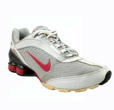 Nike Shox NZ Retro Womens Size Silver Red Athletic Training
