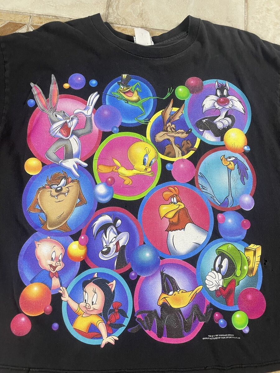 VTG Looney Toons shirt 90s bubbles tshirt banned cartoon VTG Looney Toons shirt 90s bubbles tshirt banned cartoon