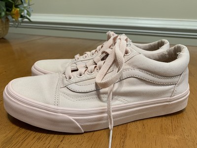 vans old skool mono canvas peach blush