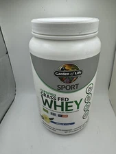 Garden Of Life Sport Certified Grass Fed Whey Vanilla 23.28oz (660g) New Sealed