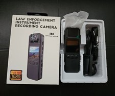 Wearable Police Mini Camera Security, 1080P HD Recording 1.4 Inch Screen Record