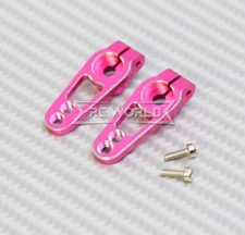 RC Servo HORN 25T Aluminum Low Profile  (2 HORNS)  - PINK -