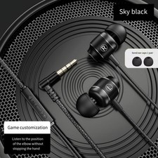 3.5mm Metal Wired Gaming Earbuds HD Sound Met...