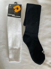 Demarini 2 Socks Youth Baseball/Fastpitch Black & White Size S / 3Y-5Y