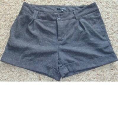 Womens Shorts Daisy Fuentes Brown Dress Cuffed Relaxed-size 10