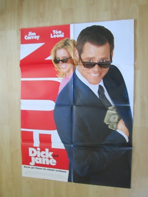 Filmplakat - Dick und Jane ( Jim Carrey , Tea Leoni )
