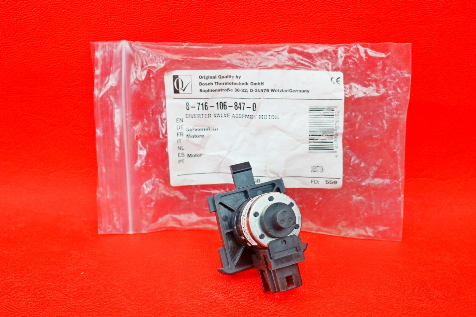 Worcester Diverter Valve Motor 87161068470