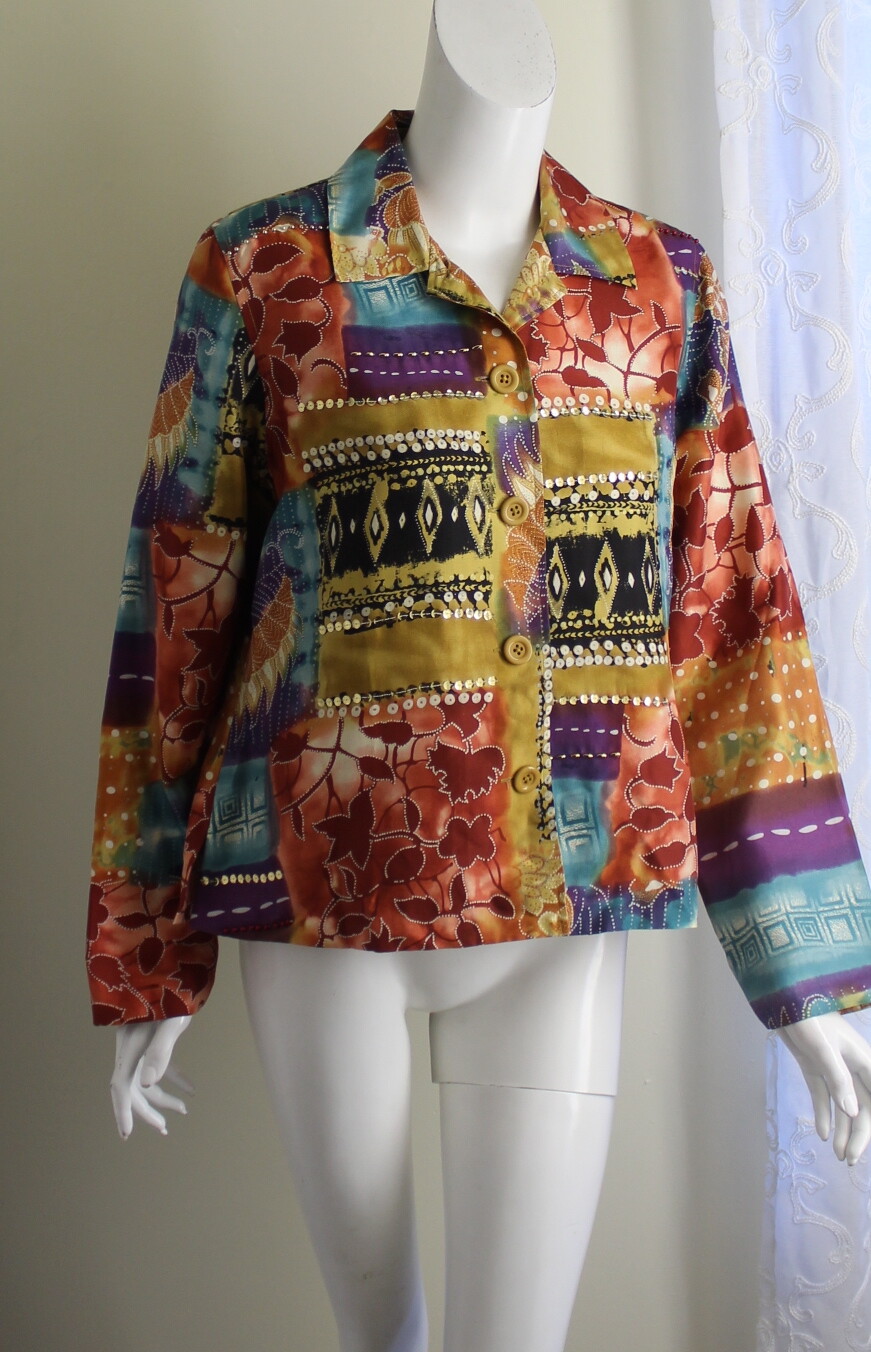 Coldwater Creek Sz M Nothing Matches Wild Silk Bl… - image 3