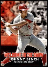 Johnny Bench 2022 Topps 5x7 Welcome to the Show #WTTS-44 40/49 Reds