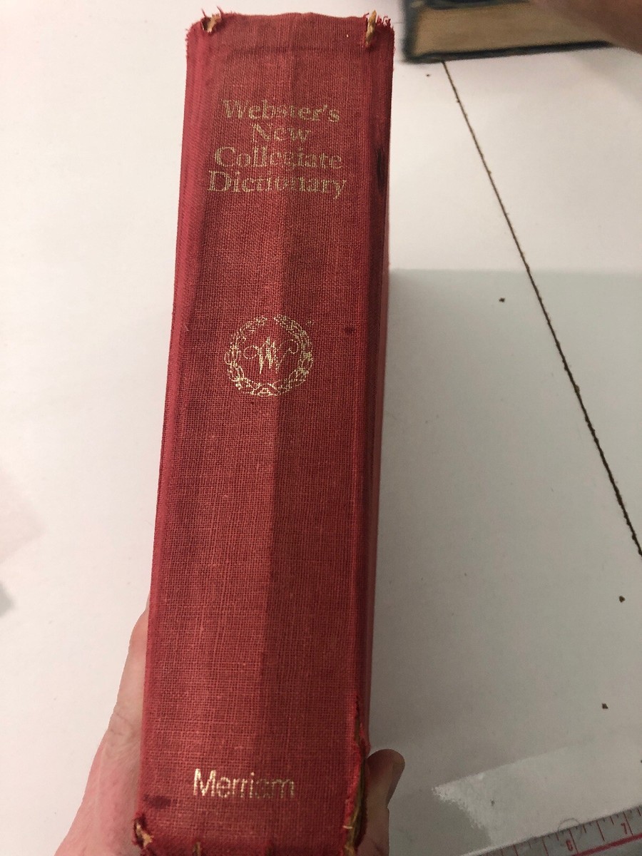 1921年発行Webster's Collegiate Dictionary 1921年発行Webster's Collegiate Dictionary 1921年発行