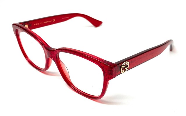 Gucci GG0038O Women's Eyeglass Frames - Red for sale online | eBay