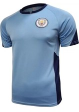 Icon Sports Men's L Manchester City Fc Game Day Jersey Inspired MC101PF-WP