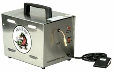 Silver Steam Dragon Portable Jewelry Cleaner Steamer Foot Pedal 90-125 PSI