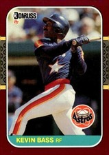 1987 Donruss Opening Day #14 Kevin Bass Houston Astros