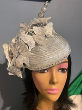 Silver Butterfly Fascinator