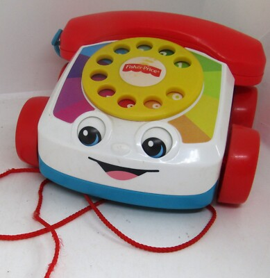 #ad 2015 Fisher Price Pull a Long Chatter Telephone with Moving Eyes. $11.50