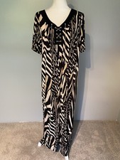 catherines 14/16 animal print dress