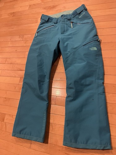 The North Face Gore-Tex Snow Ski Snowboard Pants Girls Size XL Adjustable Teal - 第 3/17 張圖片
