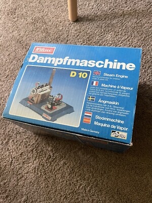 Wilesco Dampf Maschine D10 Steam Engine with Original Box