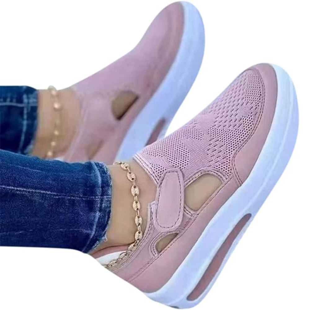 Womens Flat Working Shoes Non Slip Sole Sports Shoes Suitable for