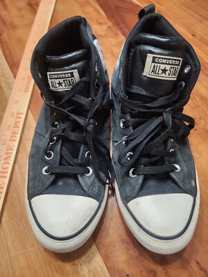 Converse Unisex Chuck Taylor All Star 166969F Black Casual Shoes Sneaker Sz 10